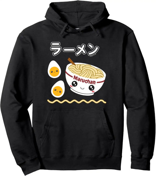 Maruchan Instant Lunch Cute Ramen Japanese Style Logo Pullover Hoodie