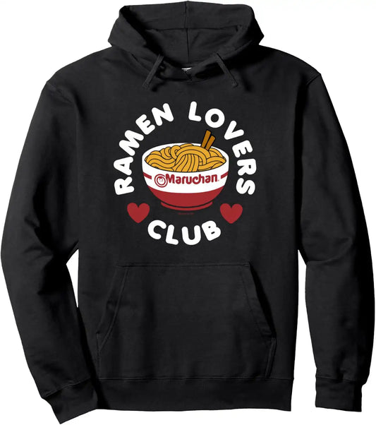Maruchan Instant Lunch Ramen Lovers Club Cute Logo Pullover Hoodie