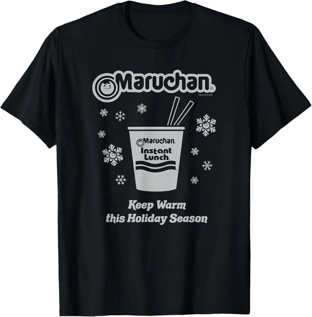 Maruchan Christmas Instant Lunch Keep Warm Holiday Season T-Shirt