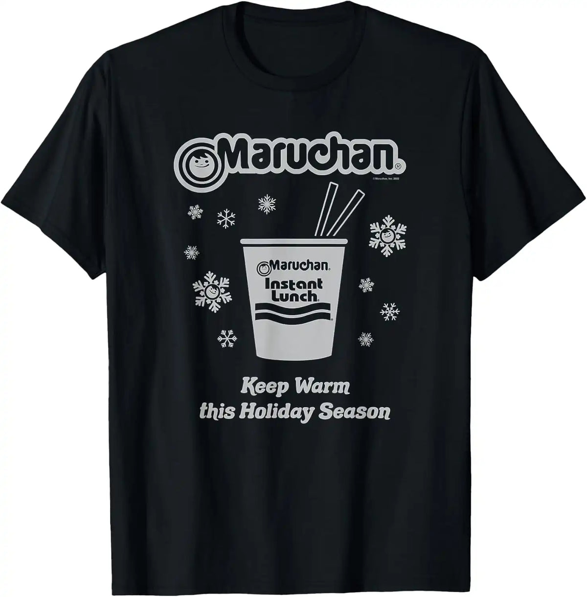 Maruchan Christmas Instant Lunch Keep Warm Holiday Season T-Shirt