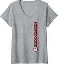 Maruchan Keep It Cozy Vertical Text Logo V-Neck T-Shirt