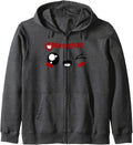 Maruchan Cute Winking Happy Face Zip Hoodie