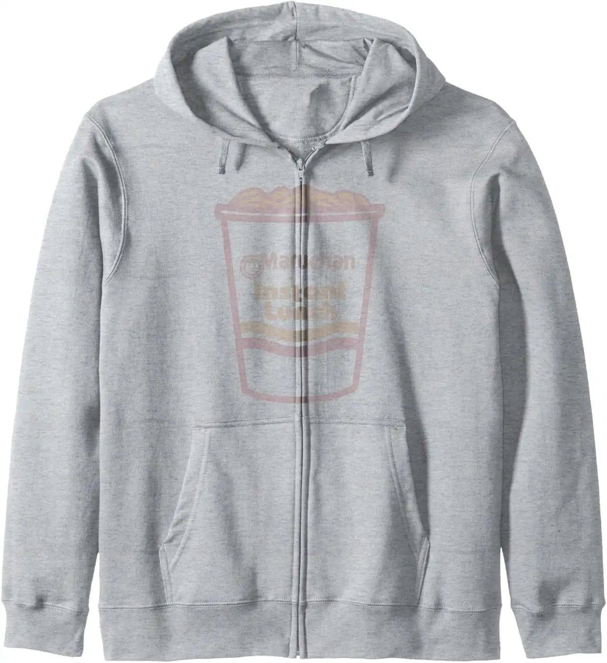 Maruchan Instant Lunch Ramen Cup Distressed Logo Zip Hoodie