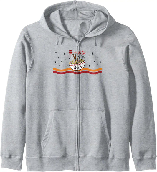 Maruchan Winking Anime Noodle Bowl Zip Hoodie