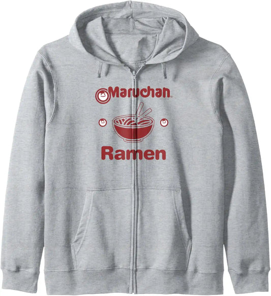Maruchan Instant Lunch Classic Reman Bowl Logo Zip Hoodie