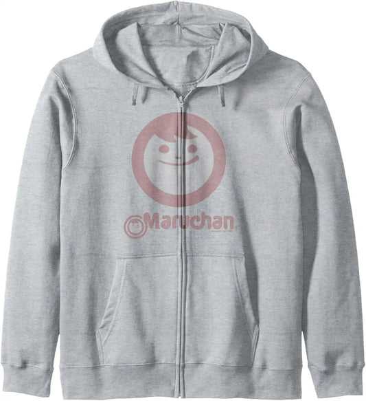 Maruchan Instant Smile Big Face Logo Zip Hoodie