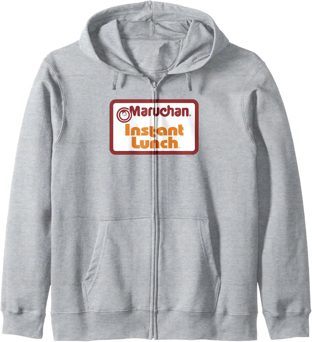 Maruchan Instant Lunch Card Official Logo Zip Hoodie