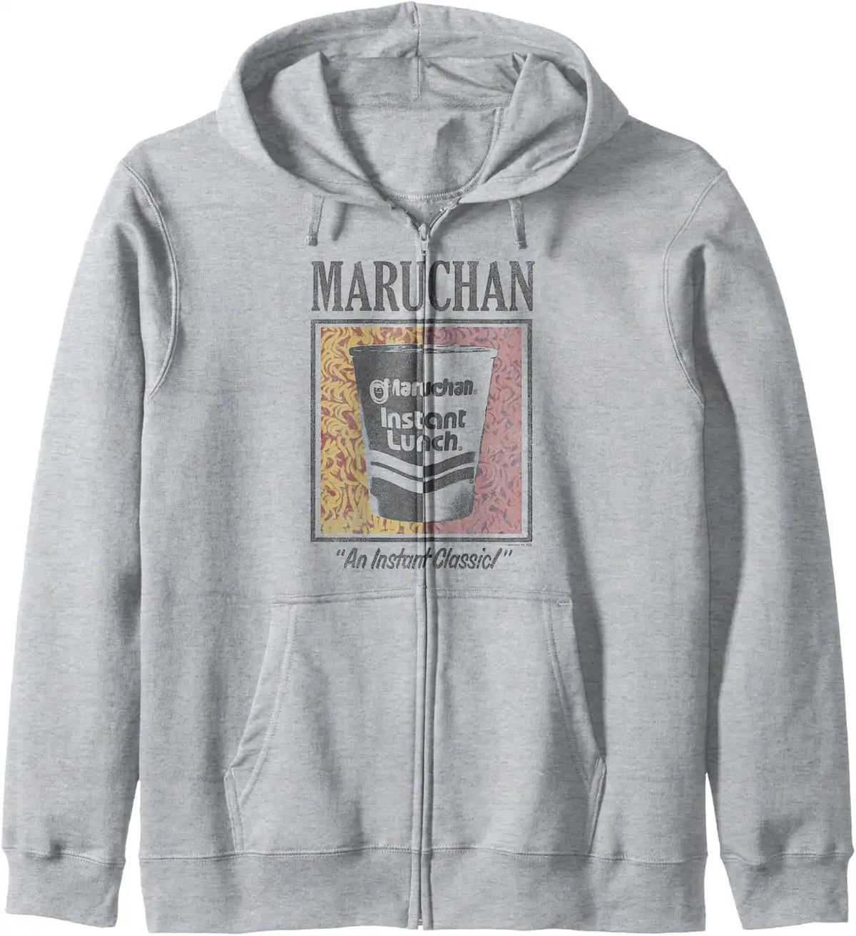 Maruchan Instant Lunch An Instant Classic! Art Pop Logo Zip Hoodie