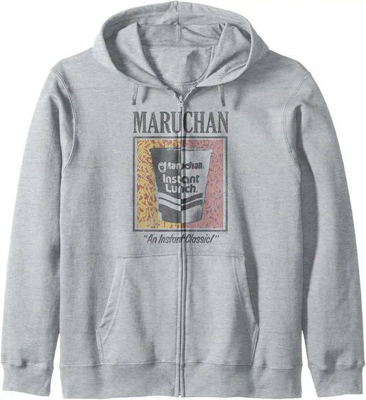 Maruchan Instant Lunch An Instant Classic! Art Pop Logo Zip Hoodie